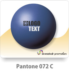 Anti Stress Ball Pu Bälle Farbe Blau Pantone 072 C