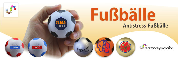 Antistress Fußball Fussball Werbeartikel bedrucken lassen - Antistressbälle