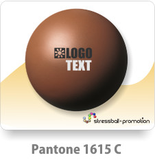 Anti Stress Ball Pu Bälle Farbe Braun Pantone 1615 C