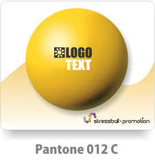 Anti Stress Ball Pu Bälle Farbe Gelb Pantone 012 C