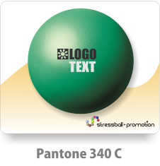 Anti Stress Ball Pu Bälle Farbe Grün Pantone 340 C