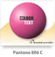 Anti Stress Ball Pu Bälle Farbe Magenta Pantone 806 C