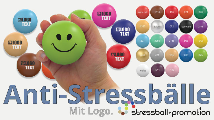 Anti Stressbälle mit Logo bedrucken lassen