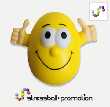 Bild Antistress Smiley Männchen mit Logo bedrucken Werbeartikel