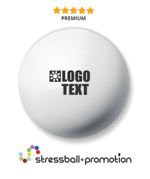 Stressball in weiss von Stressball Promotion Anti Stressbälle Antistressbälle Knautschbälle