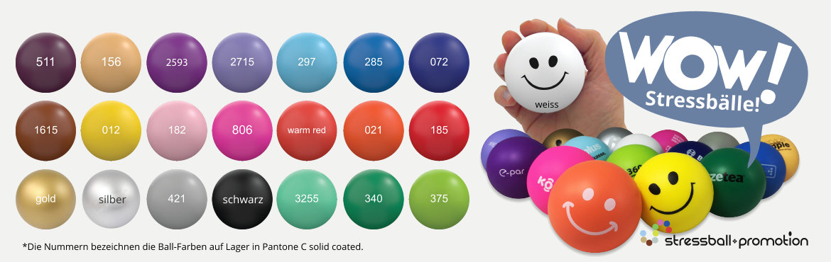 Anti Stress Ball Bälle Stressbälle in verschiedenen Farben bedrucken