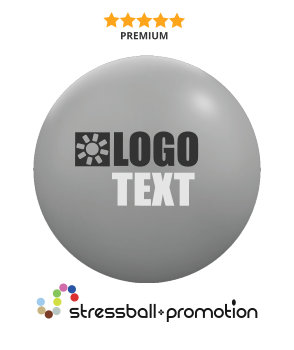 Stressbälle in grau von Stressball Promotion Anti Stressbälle Antistressbälle Knautschbälle