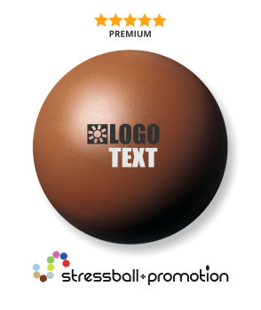 Antistressbälle in braun von Stressball Promotion Anti Stressbälle Antistressbälle Knautschbälle