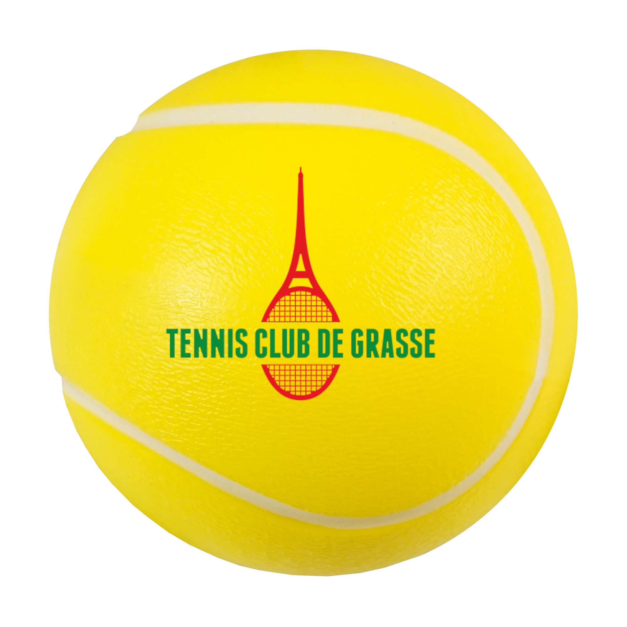 Antistress Tennis Ball bedrucken lassen von Stressball Promotion