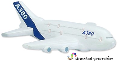 Bild Antistressball Antistress Flugzeug A380
