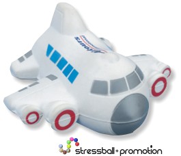 Bild Antistress Stressball Knautschball Stressbälle Flugzeuge bedrucken