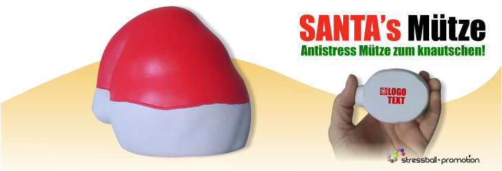 Antistressball Mütze Weihnachten