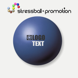 Antistressball Werbeartikel bedrucken lassen Antistressbälle in blau Pantone 072C