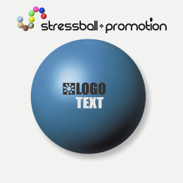 Anti Stress Ball bedrucken lassen Antistressbälle blau Pantone 072C