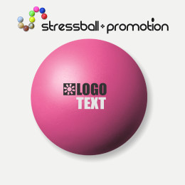 Anti Stress Ball Werbeball Bild Stressbälle Farbe pink Pantone 806 C