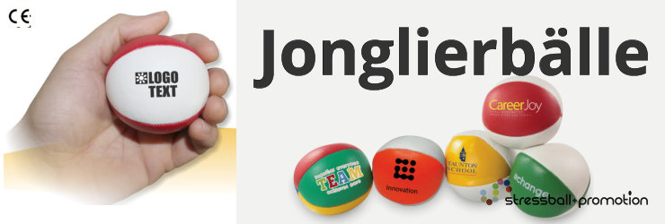 Bild Jonglierbälle mit Logo bedrucken in Profi Qualität