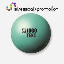 Anti Stress Ball Bild Stressbälle Farbe türkis Pantone 3255 C