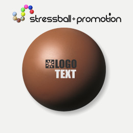 Antistressball Bild Farbe braun Pantone 1615 C