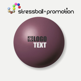 Squeezie Anti Stress Ball Bild Farbe burgunt Pantone 229 C